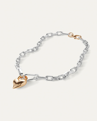 Jenny Bird Padlock Heart Pendant