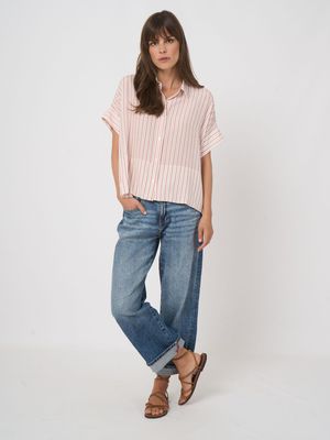 Repeat Stripe Blouse 600743