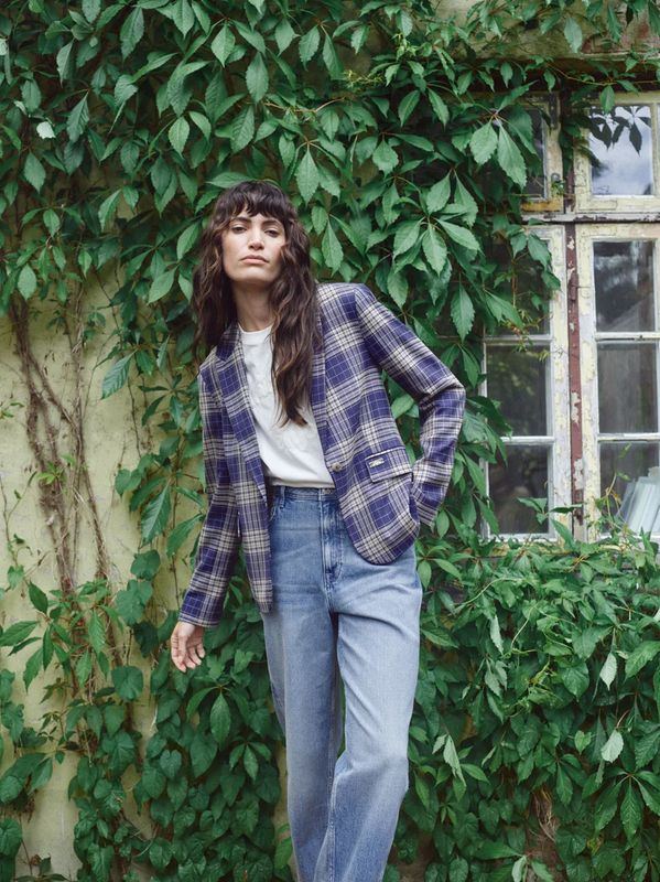 Mos Mosh Blake Check Blazer 178290