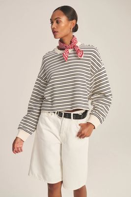 Velvet Isabelle Stripe Terry Top
