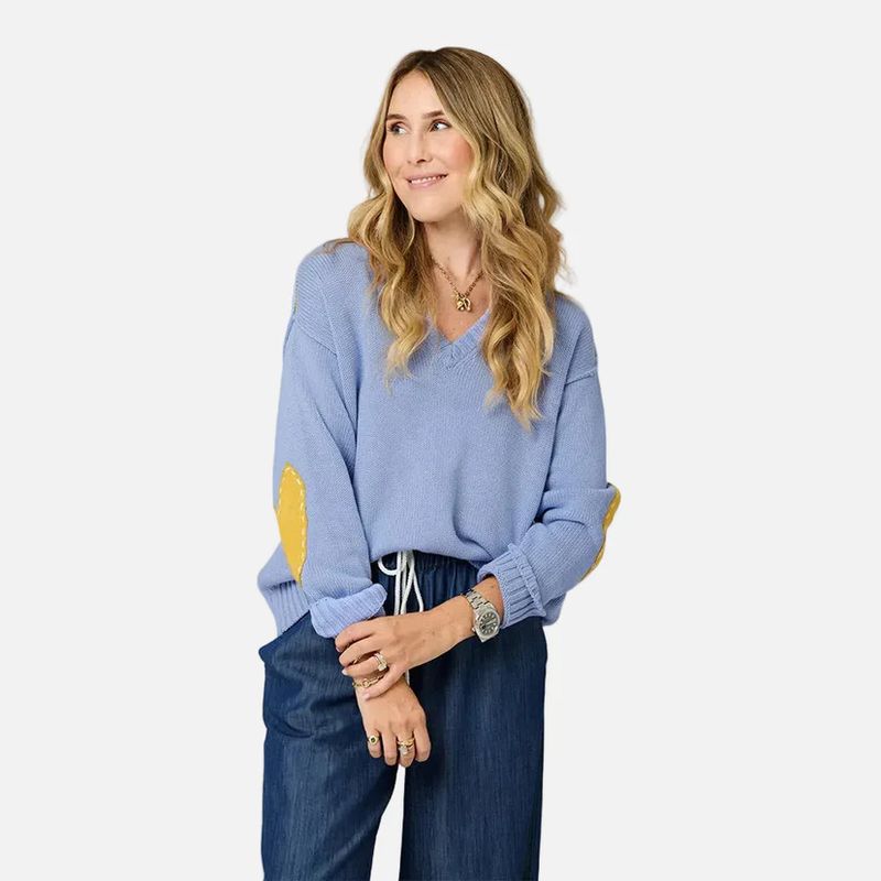 Kerri Rosenthal Frenchy Vneck Sweater