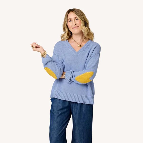 Kerri Rosenthal Frenchy Vneck Sweater.