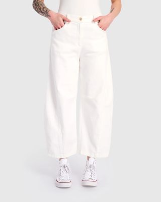 Alembika SP700W Barrel Jeans White