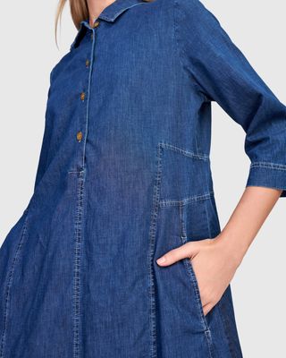 Alembika SD913 Midi Denim Dress