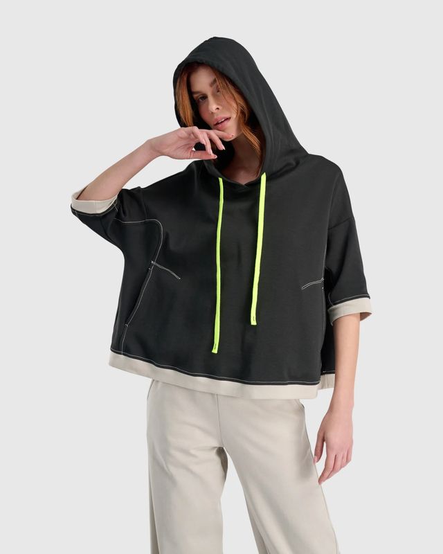 Alembika UT110 Hooded Top Black
