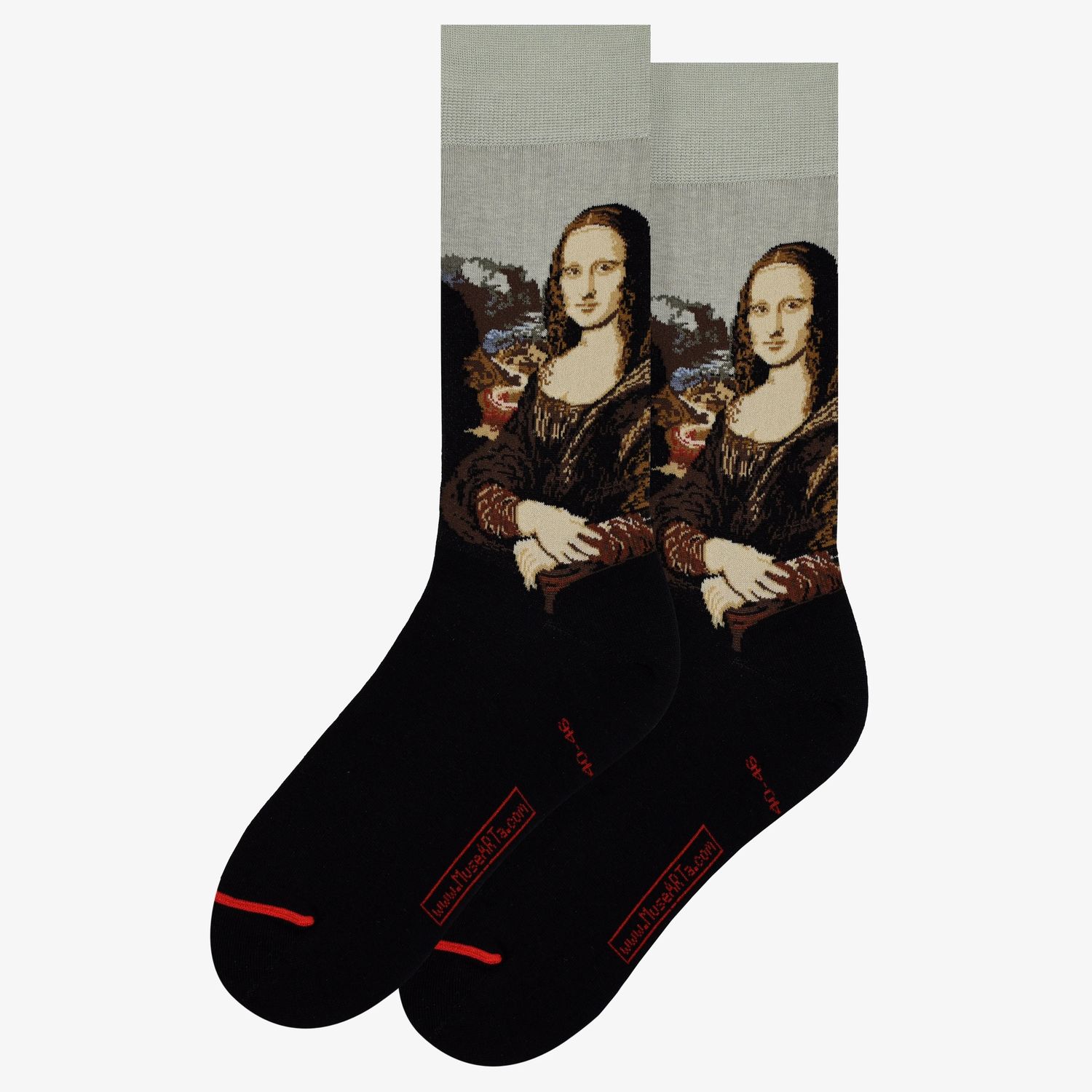 Museum Socks DaVinci Mona Lisa