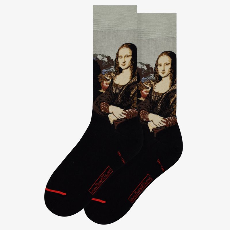 Museum Socks DaVinci Mona Lisa