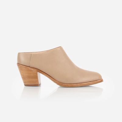 Poppy Barley Heeled Mule