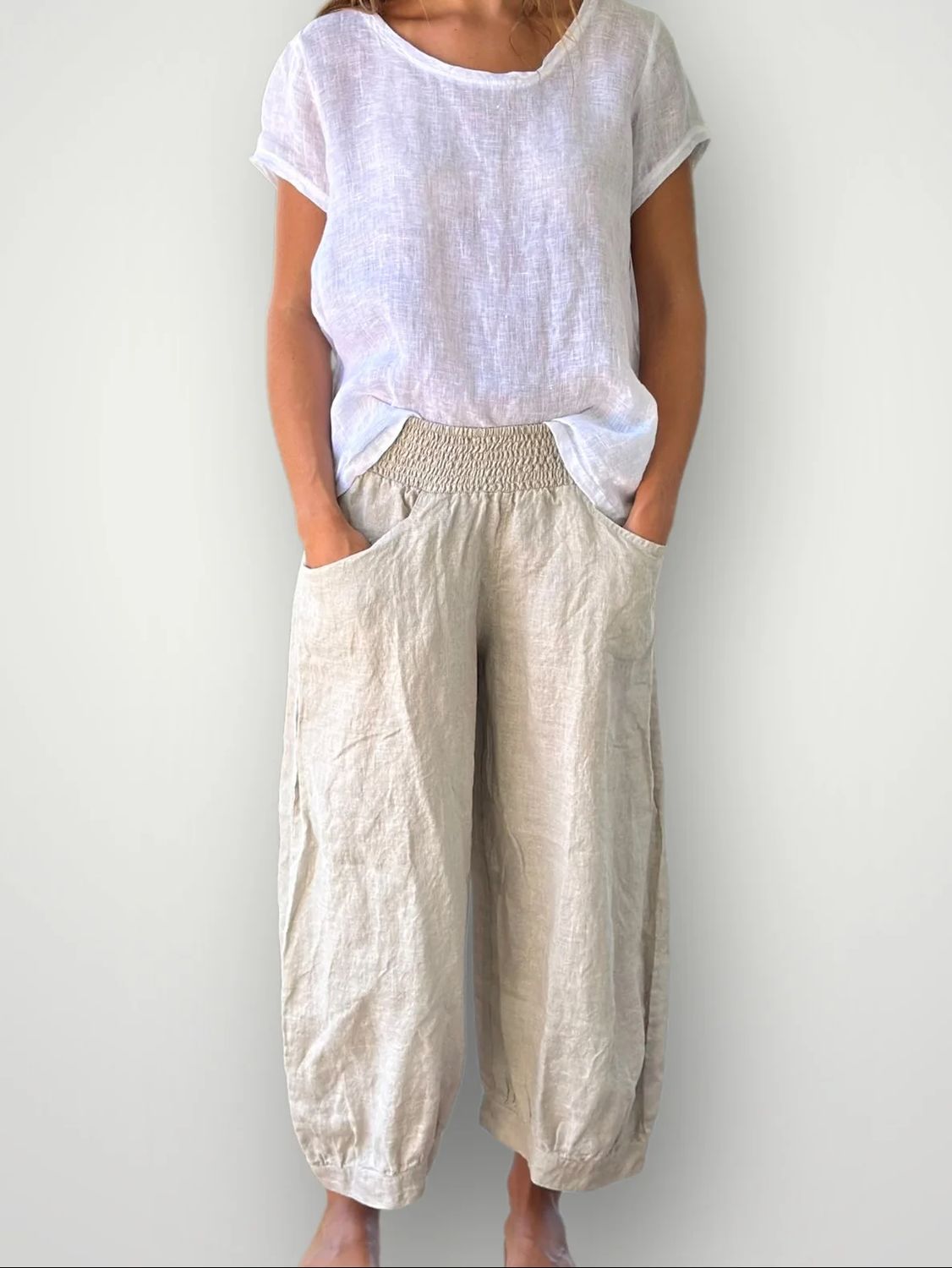 Frockk Jackie Pant - Natural