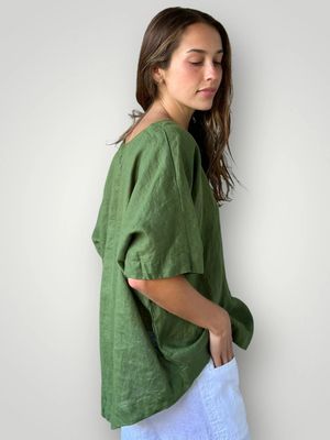 Frockk Marita Top - Moss