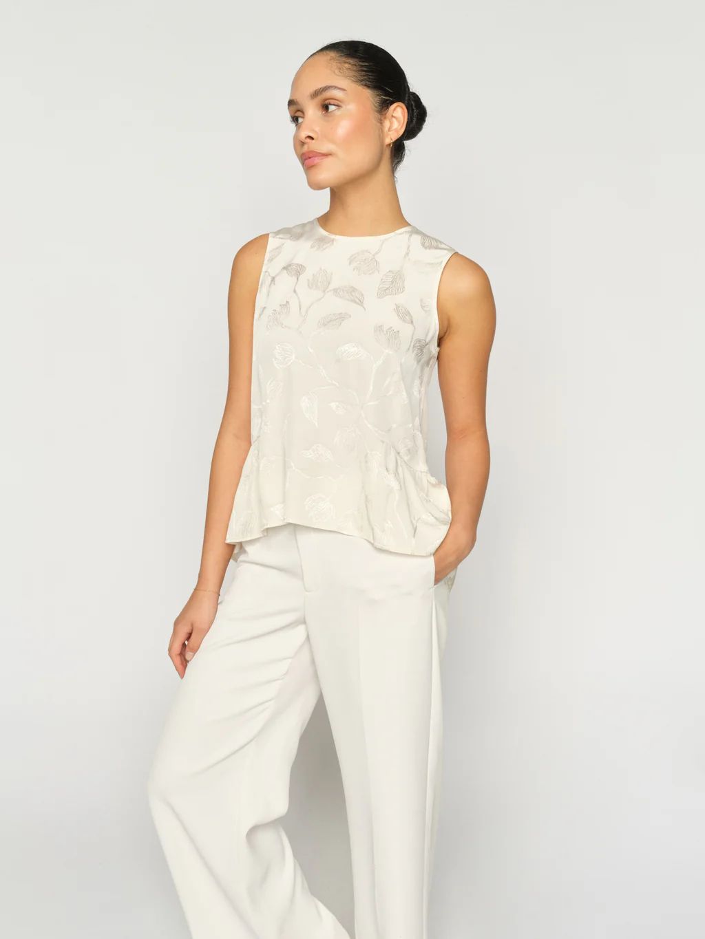 Mos Mosh MIxo Leaf Jacq Top  178350