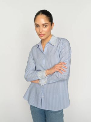 Mos Mosh Elinda Stripe Lace Shirt 177120