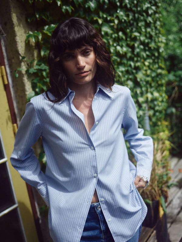 Mos Mosh Elinda Stripe Lace Shirt 177120