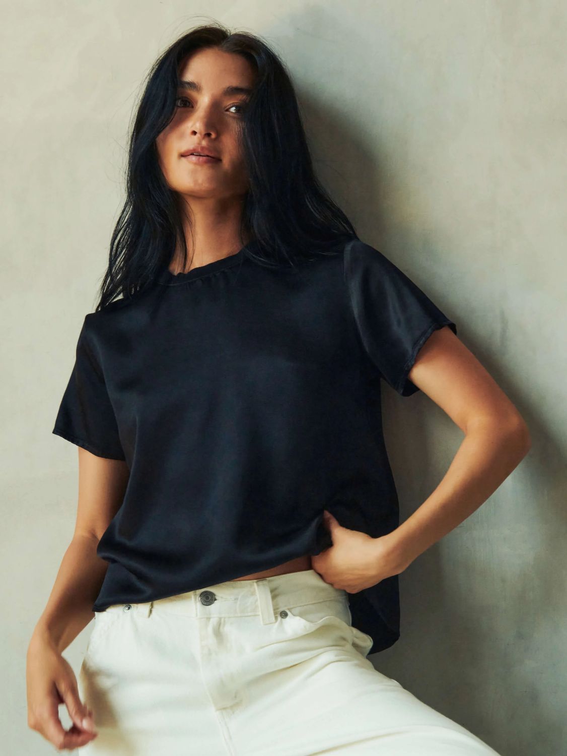 Nation Marie Boxy Crop Tee 2053