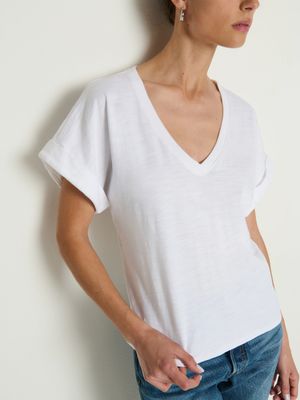 Nation Stevie Cuffed Vneck 2319
