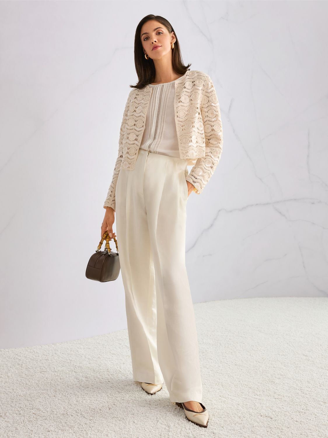 Marc Cain Pintuck Blouse AC51.33 W30