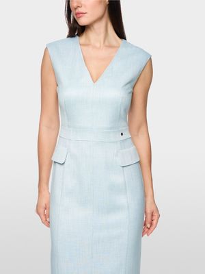Marc Cain VNeck Shimmer Dress AC21.30 W34.