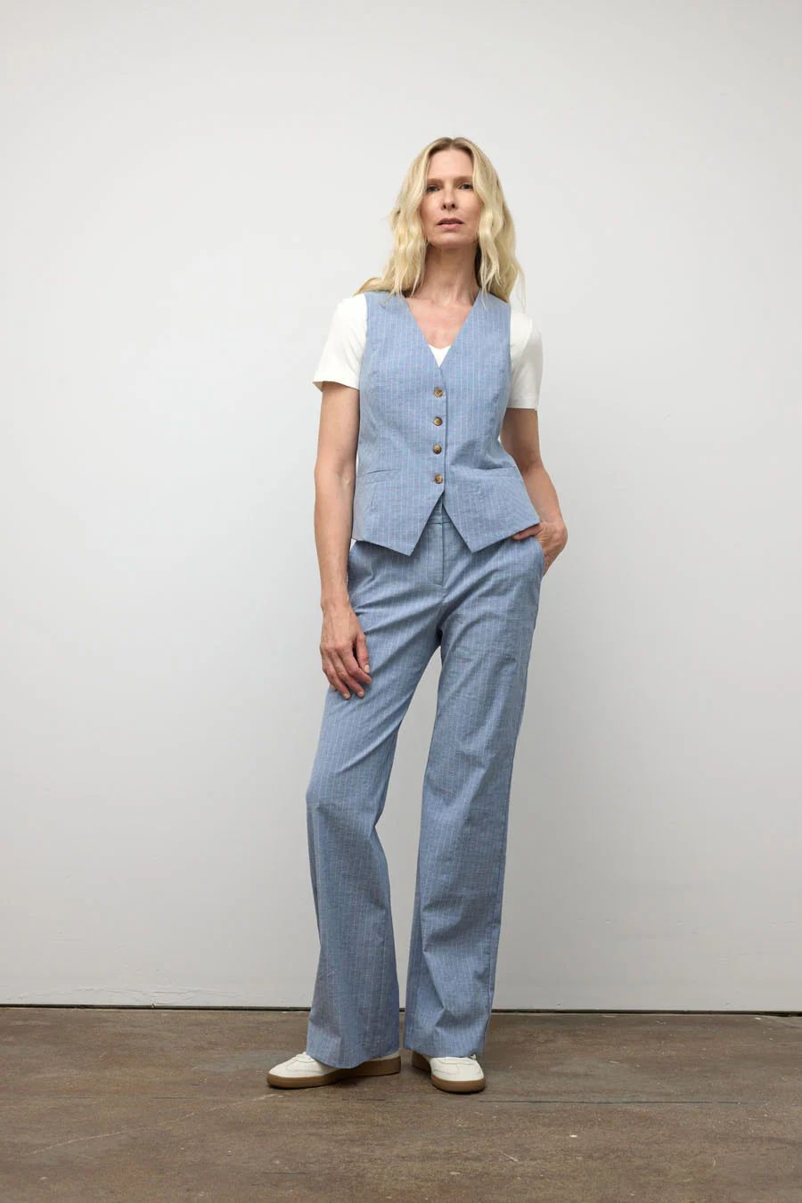 Iris Stripe Vest S26SN7063