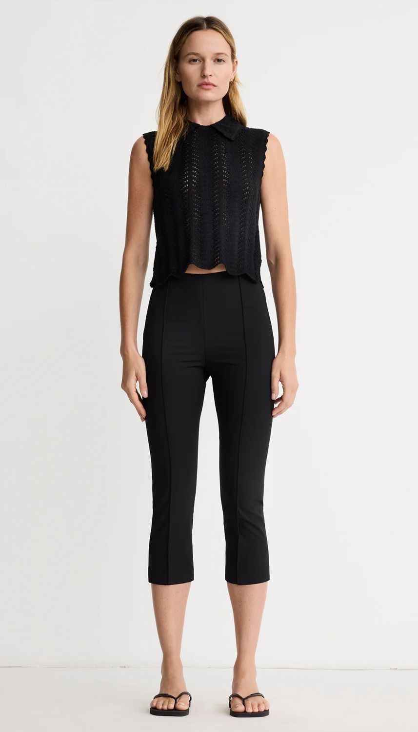 Smythe Pintuck Capri Pant