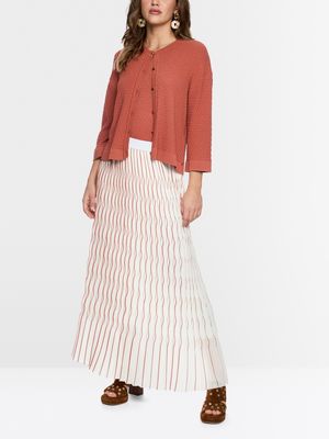 Marc Cain Pleated Skirt AC71.25 W76