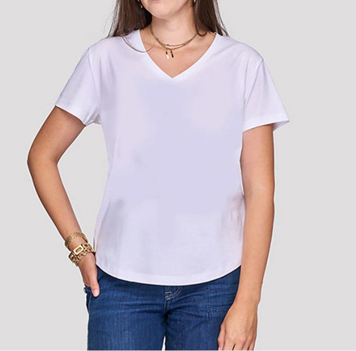 Suzi Roher Viv Classic Vneck Tee