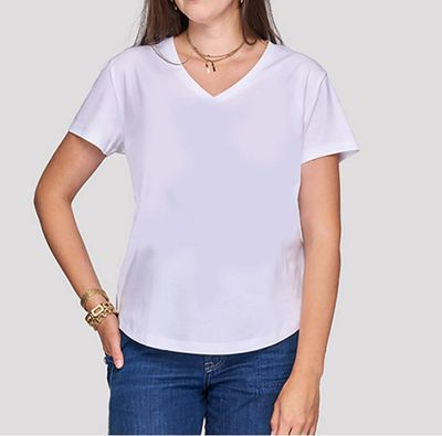 Suzi Roher Viv Classic Vneck Tee