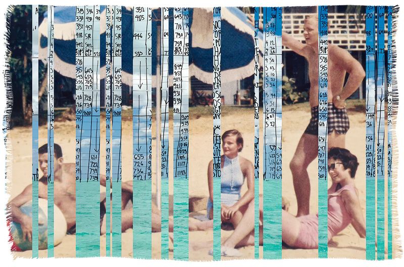 Suzi Roher Lily Small Beach Days Scarf