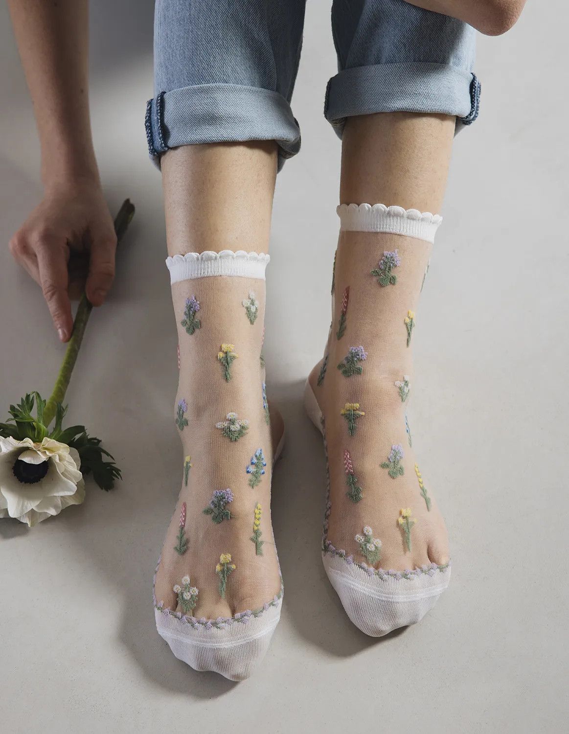 Eustache Wildflower Socks