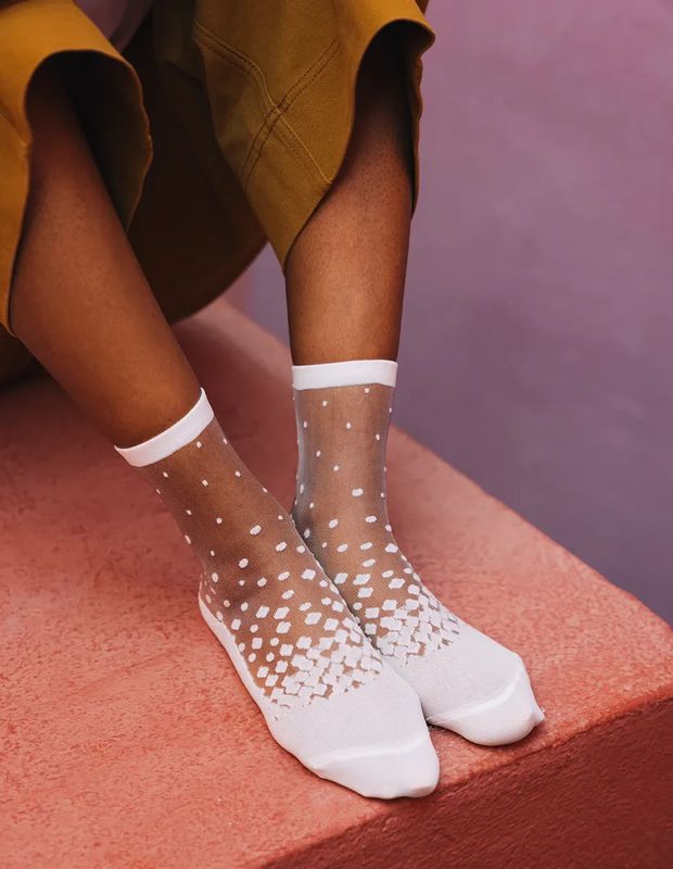 Eustache Nakameguro Polka Dot Socks