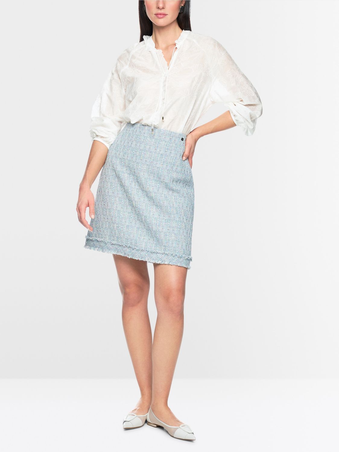 Marc Cain Ruffle Top AC51.24 W38