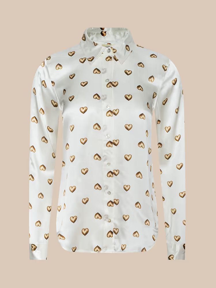 L' Agence Tyler Silk Blouse 40223