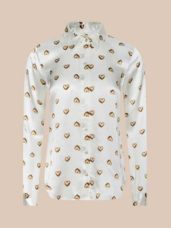 L' Agence Tyler Silk Blouse 40223