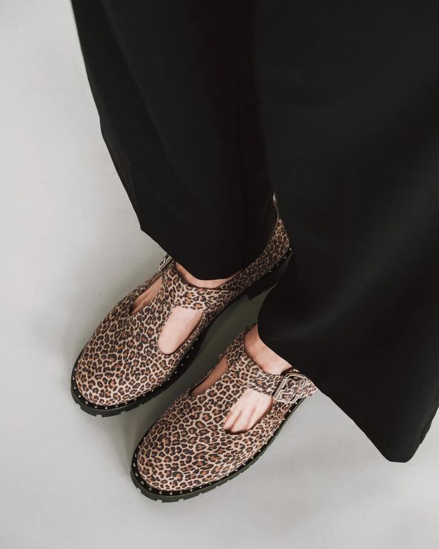 Poppy Barley Academy Mary Jane Leopard