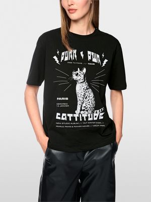 Marc Cain Cattitude Tee BS48.21 J58