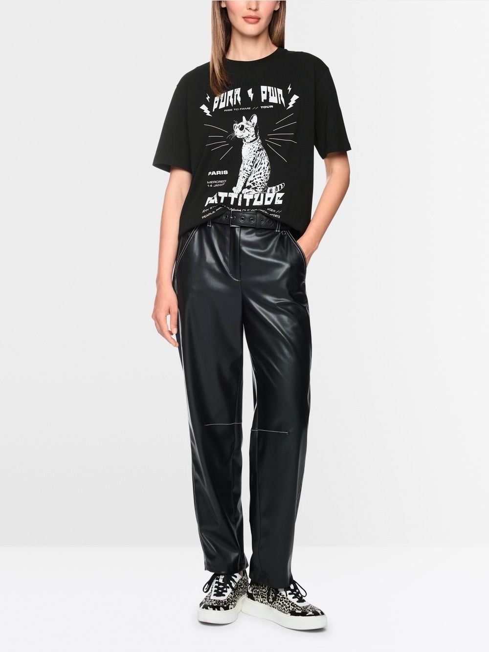 Marc Cain Cattitude Tee BS48.21 J58