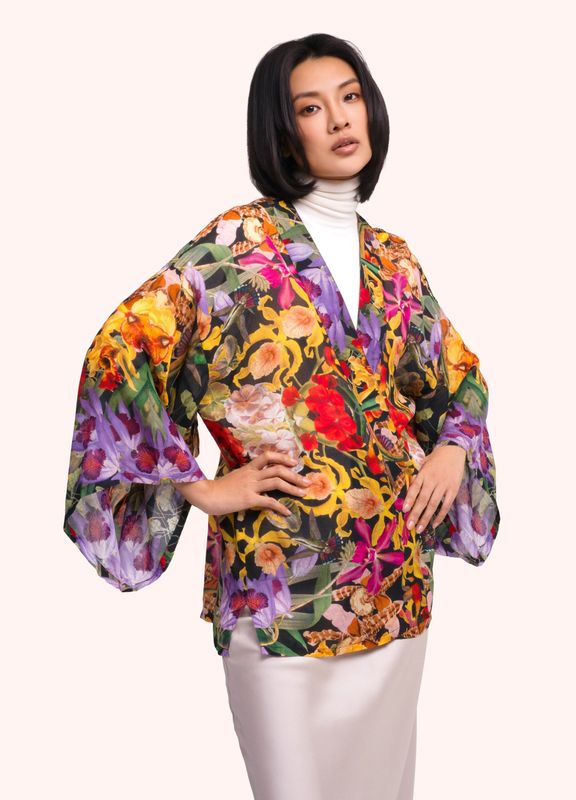 Powder Botanical Short Kimono PKJ75