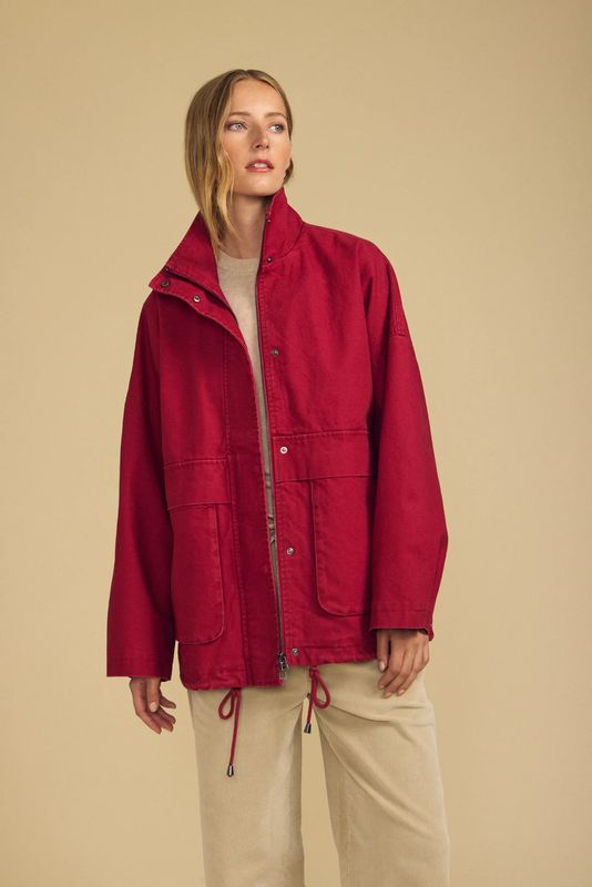 Velvet Canvas Parka Jacket HUNTER07
