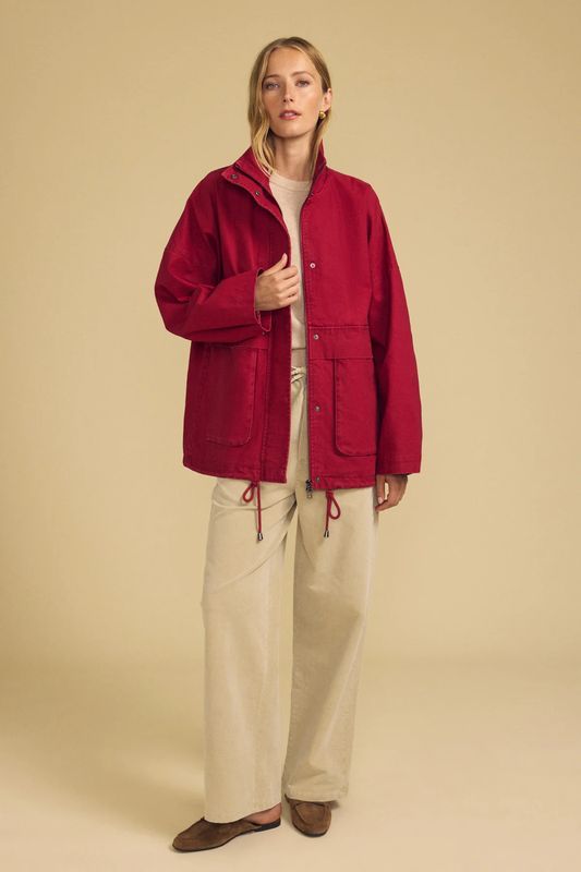 Velvet Canvas Parka Jacket HUNTER07