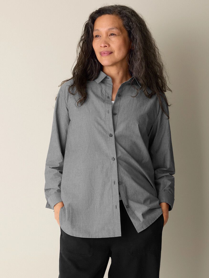 Eileen Fisher Classic Collar Shirt AKHT6368