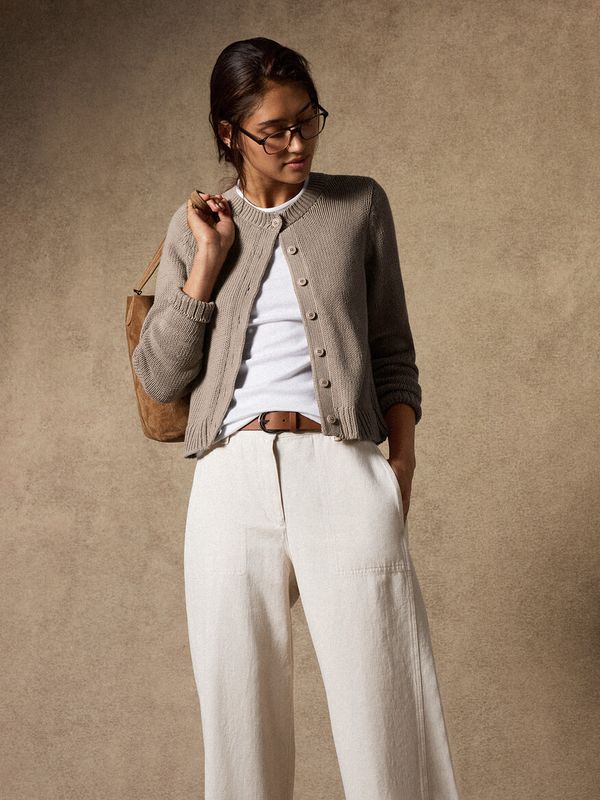 Eileen Fisher Crew Cardigan AGKK4809
