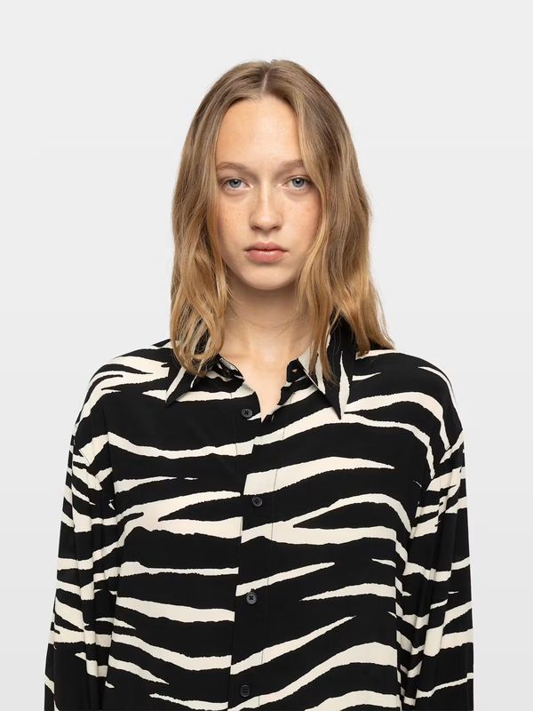 Zadig Voltaire Tyrica Zebra Blouse