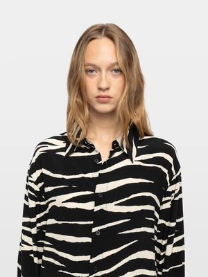 Zadig Voltaire Tyrica Zebra Blouse