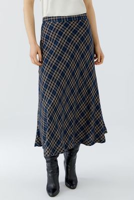 Oui Plaid Skirt 99160