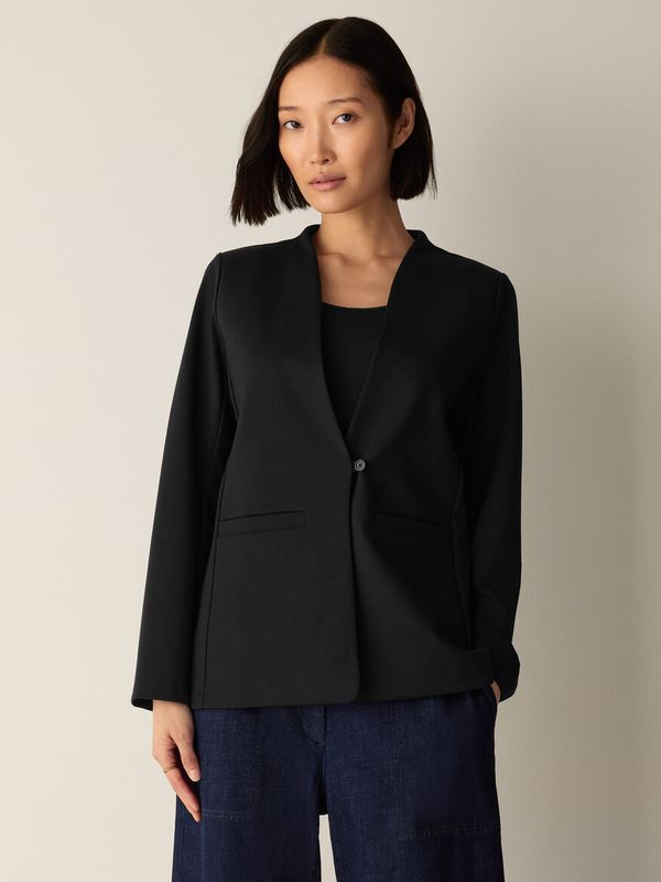 Eileen Fisher Ponte Blazer  F6TJXJ5857 Black