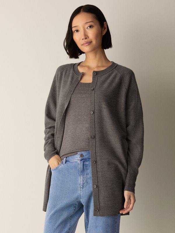 Eileen Fisher Crewneck Cobblestone F6KFUK5493