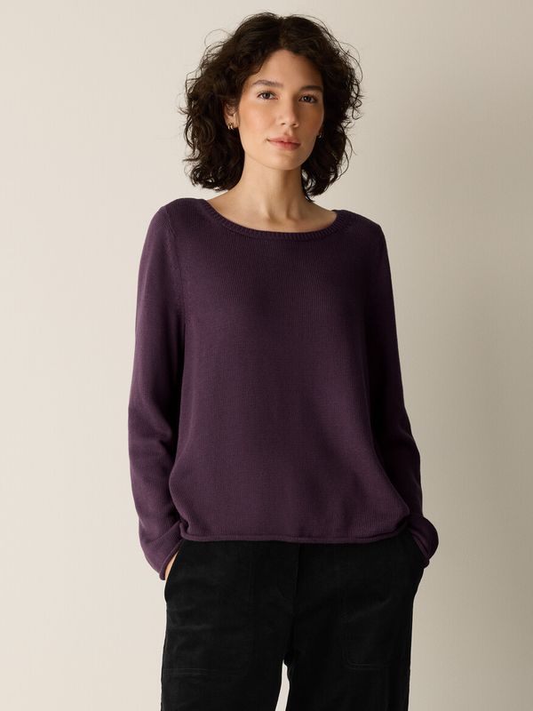 Eileen Fisher Pullover Sweater Purple F6BSRW6185