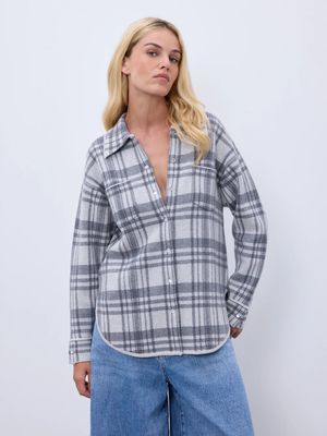 Notshy Jasper Cashmere Shacket Grey