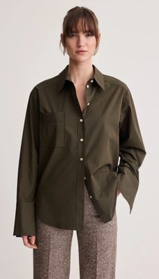 Smythe Classic Blouse Army