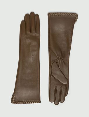 Marella Palazzi Long Gloves Olive