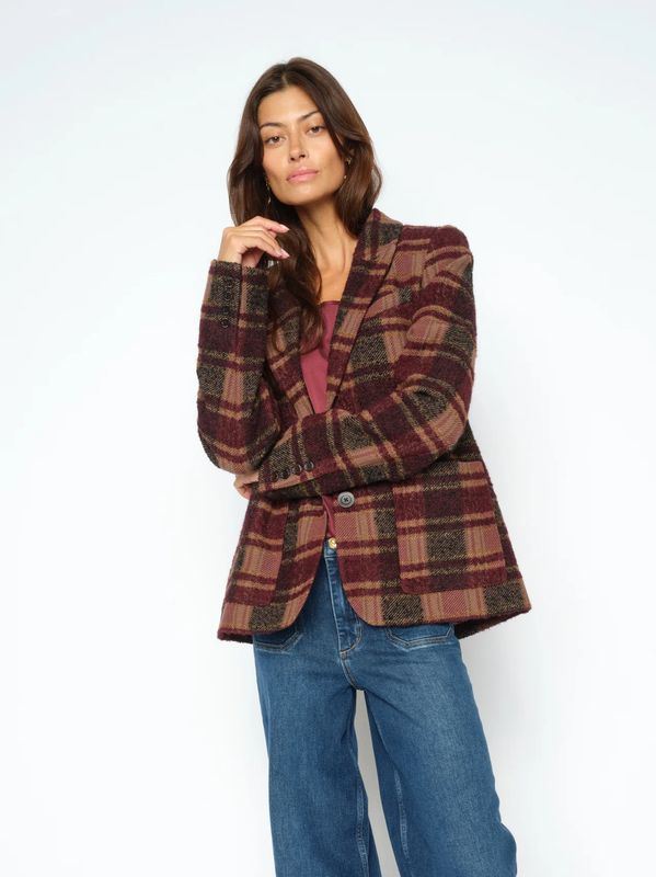 Mos Mosh Manja Comi Plaid Blazer 181300